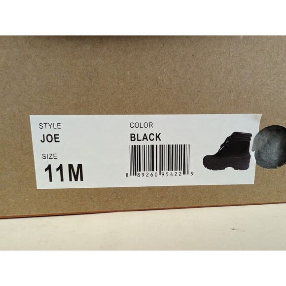 Weatherproof Vintage Joe Duck Boots Mens 11M Black Lace Up Outdoor Shoes MWB main image 9